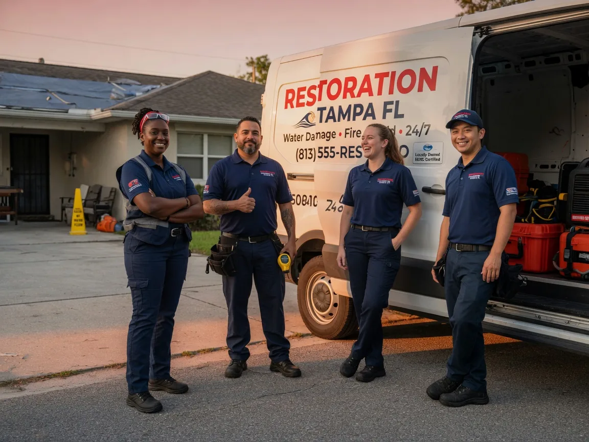 Water Damage Restoration company in Rowena, TX
